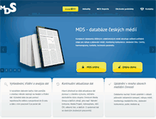 Tablet Screenshot of mds.cz