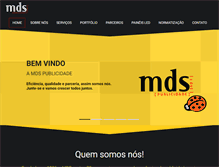 Tablet Screenshot of mds.com.br